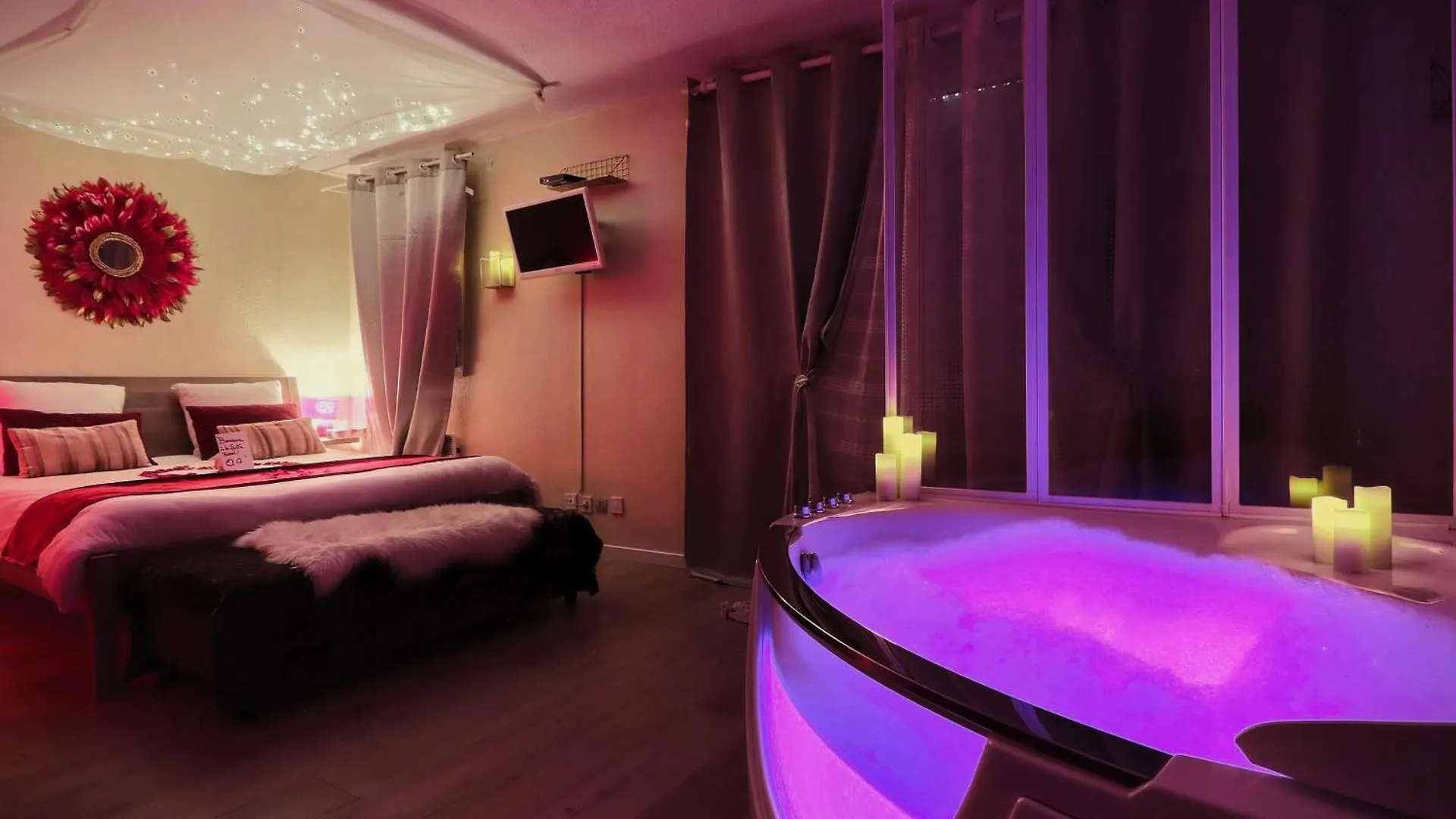 Appartement Nuit Romantique avec Jacuzzi à 15 min de Toulouse Blagnac France